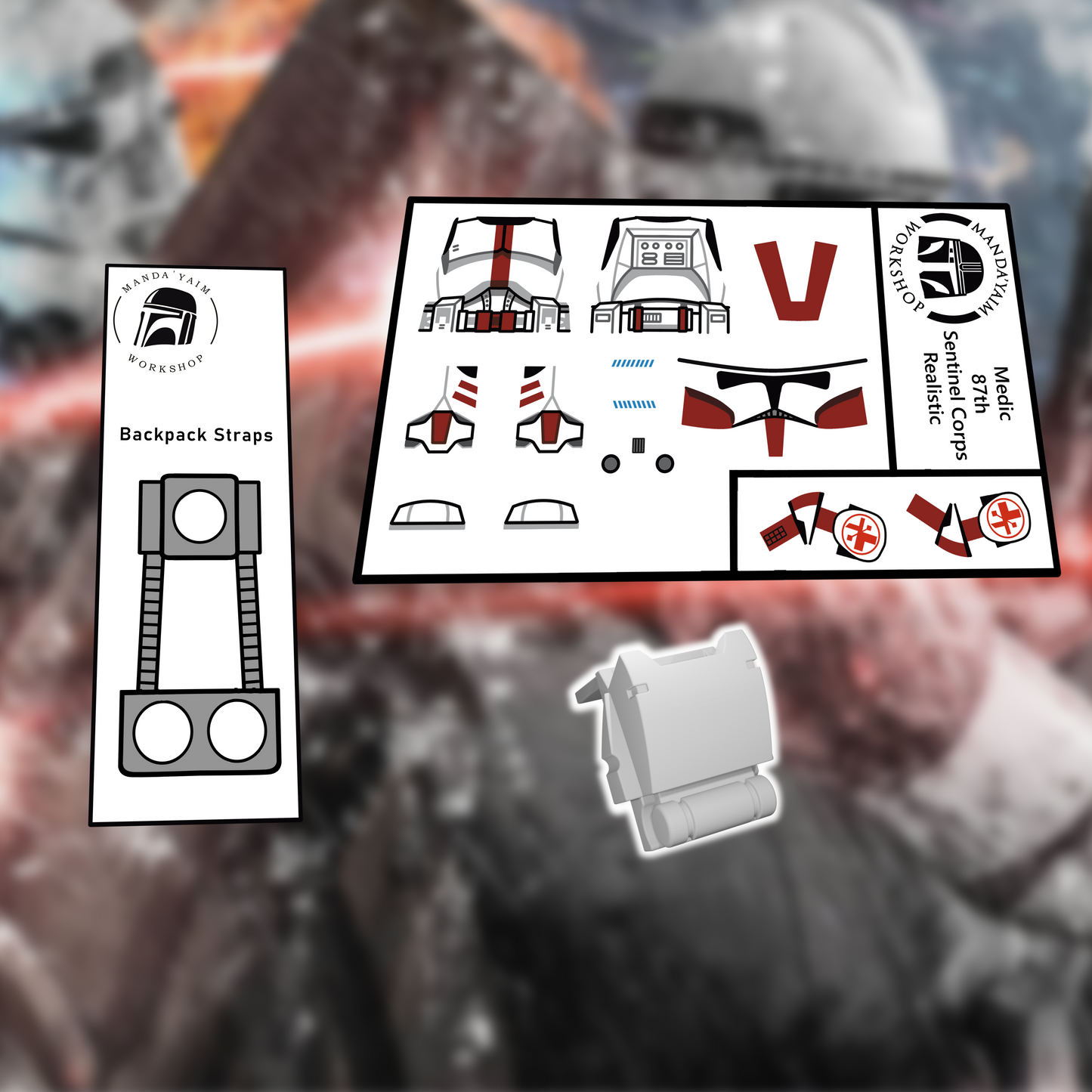 87th Medic decal