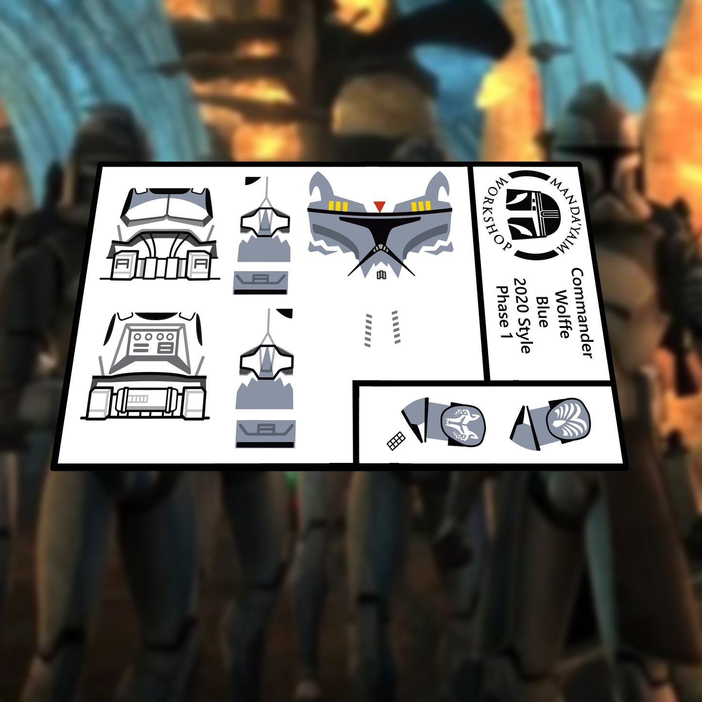 104th Wolffe P1 decal