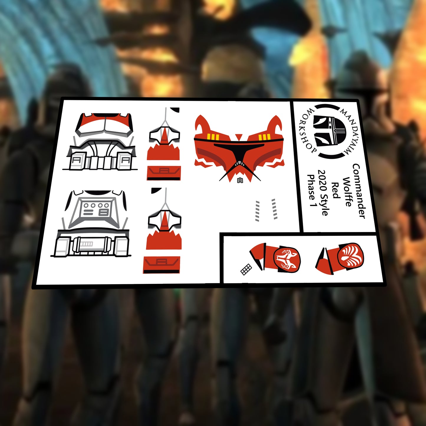 104th Wolffe P1 decal