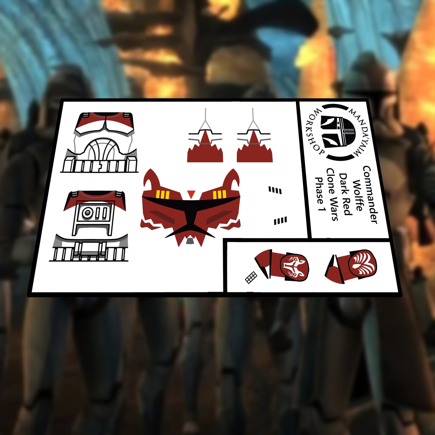 104th Wolffe P1 decal