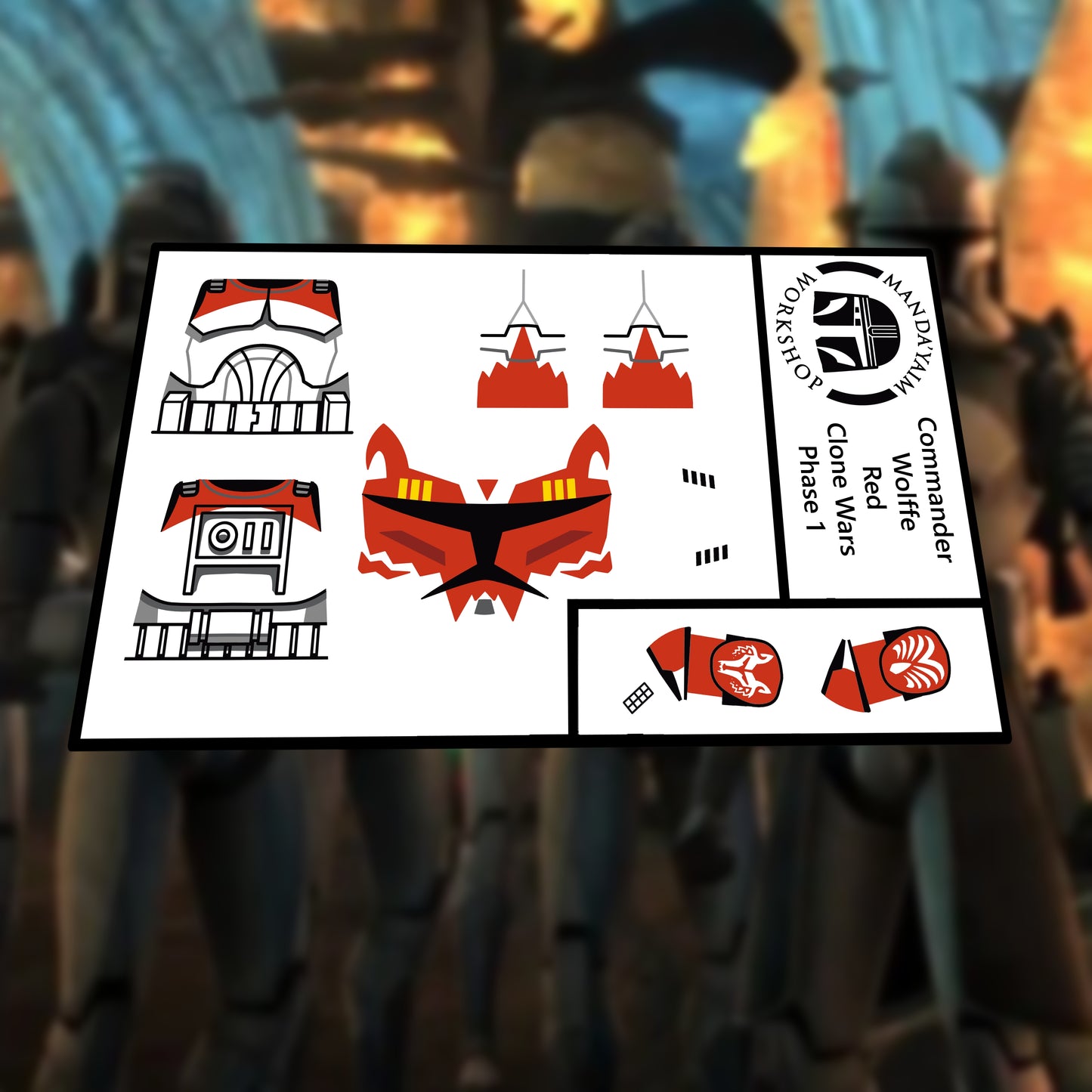 104th Wolffe P1 decal