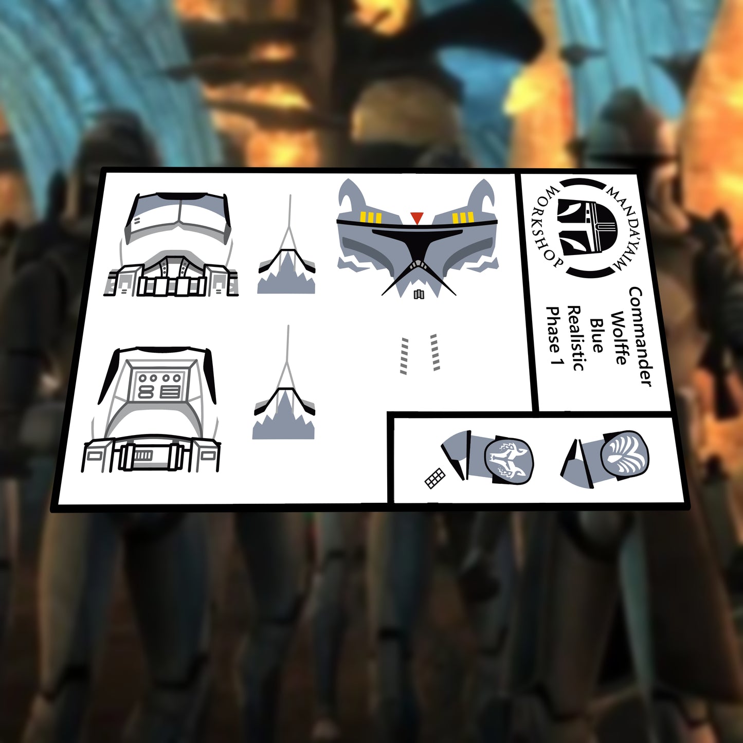 104th Wolffe P1 decal