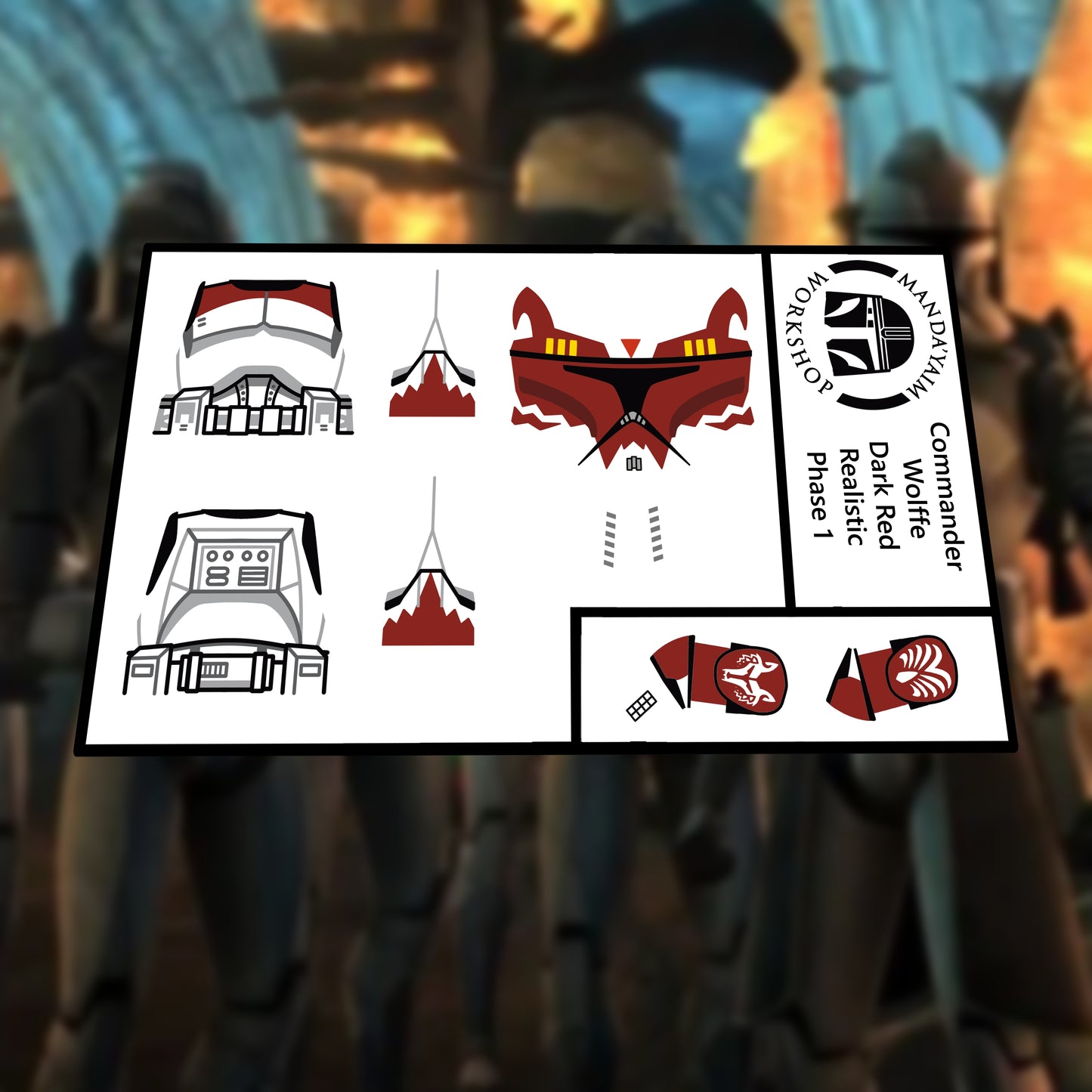 104th Wolffe P1 decal