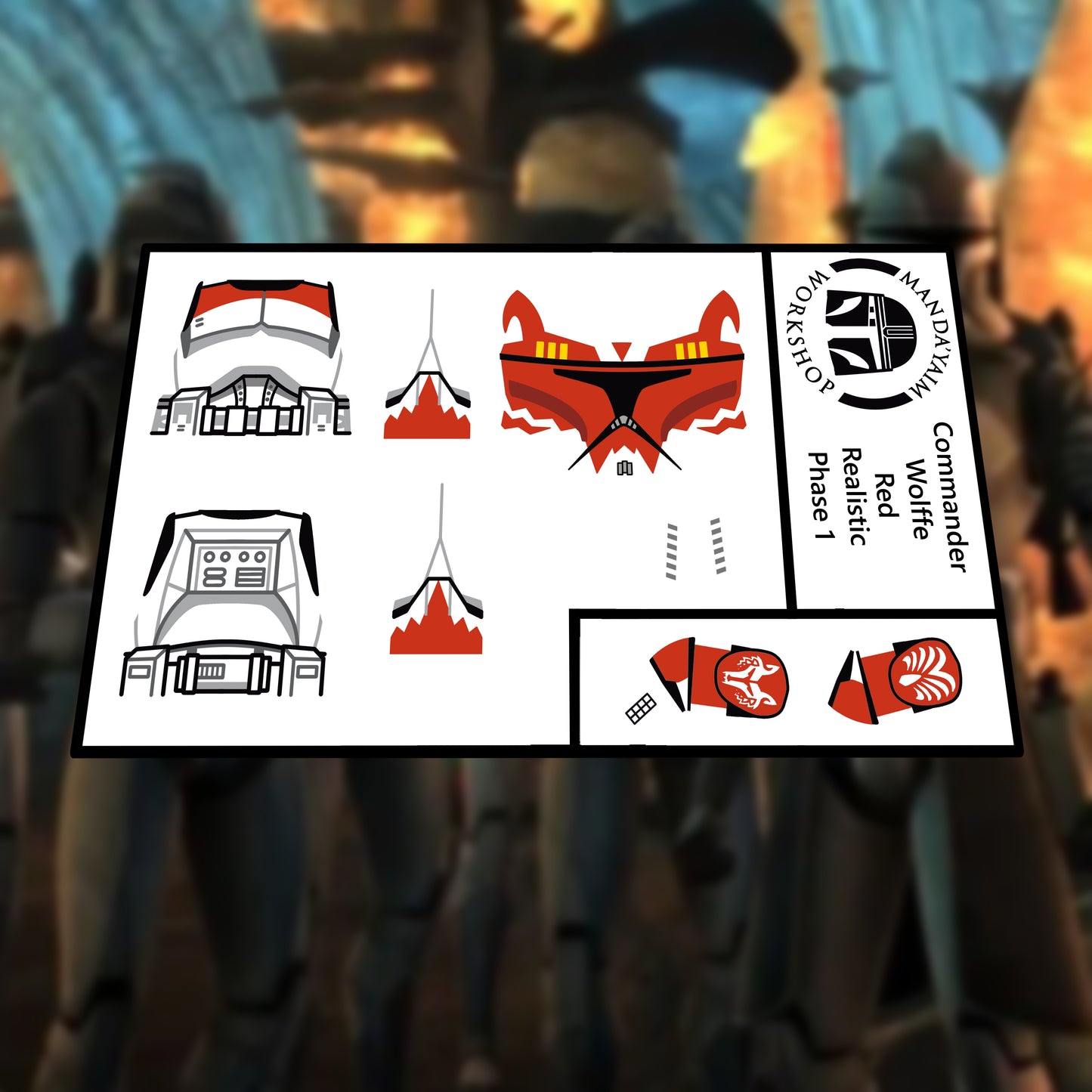 104th Wolffe P1 decal