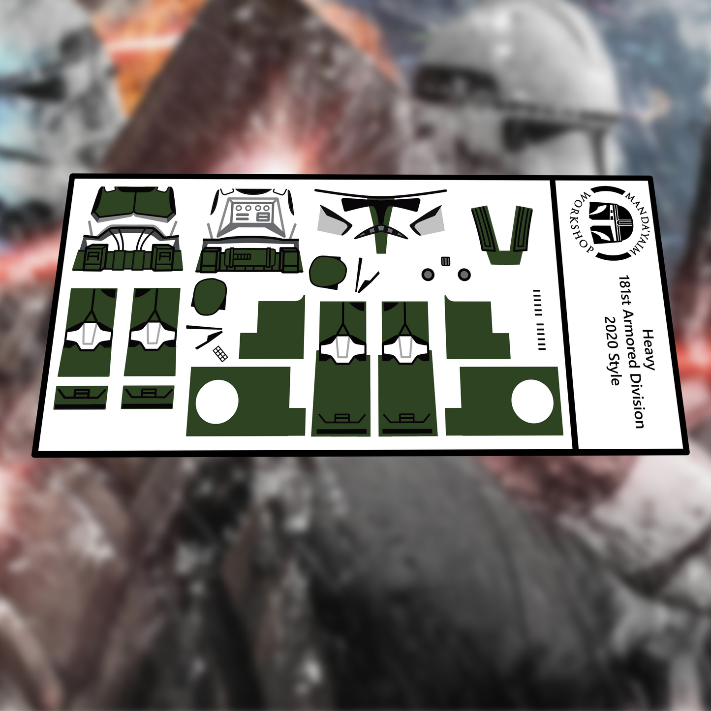 181st Heavy Trooper decal