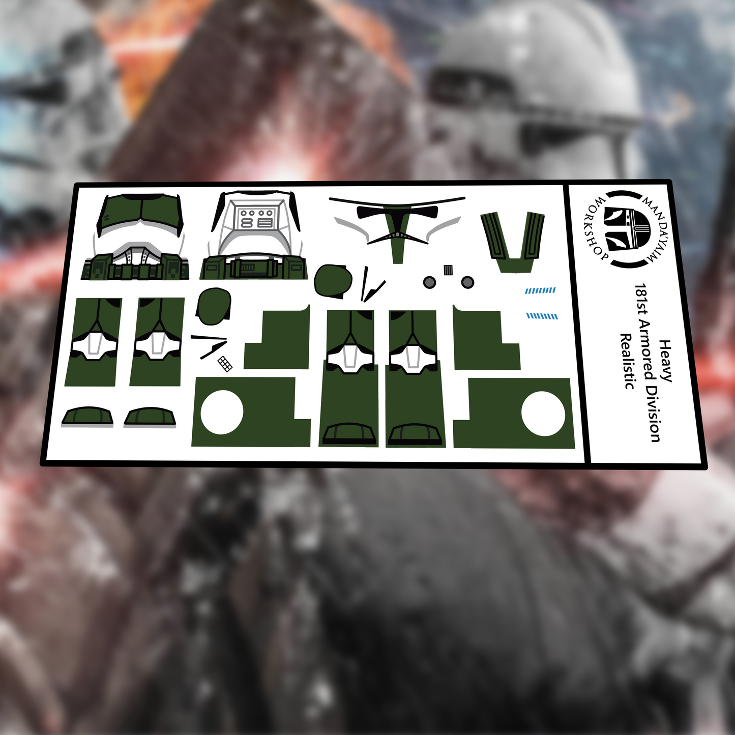 181st Heavy Trooper decal