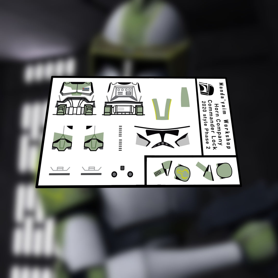 Horn Company Commander Lock – Manda'yaim Workshop